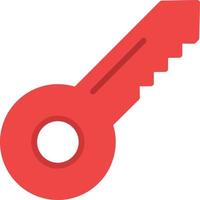 Key Flat Icon vector