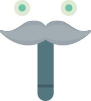 Moustache Flat Icon vector
