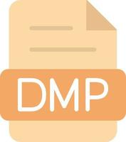 Dmp Flat Icon vector