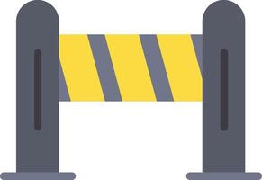 Barrier Flat Icon vector