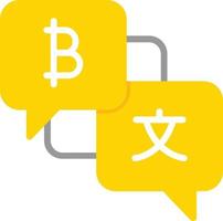 Translator Flat Icon vector