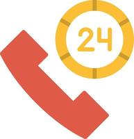 Phone Call Flat Icon vector