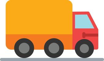 Moving Truck Flat Icon vector