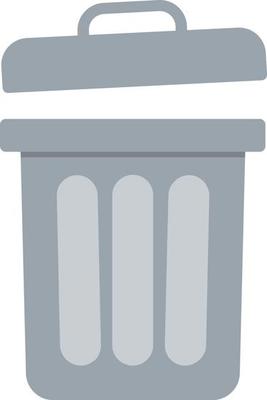 Garbage Flat Icon