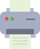 Printer Flat Icon vector