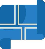 Blueprint Flat Icon vector