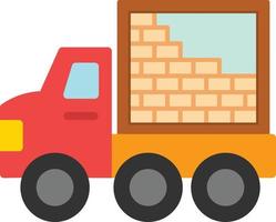 Logistics Delivery Flat Icon vector