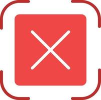 Crossed Flat Icon vector