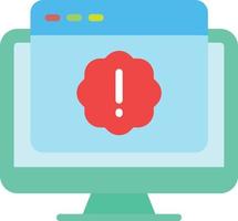 Alert Flat Icon vector