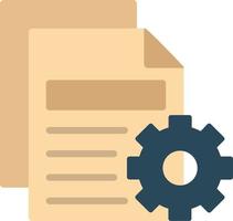 Content Management Flat Icon vector