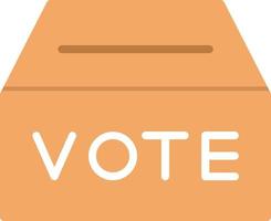 Voting Booth Flat Icon vector