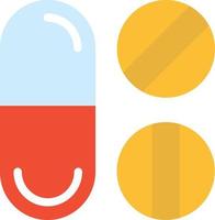 Pills Flat Icon vector