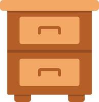 Filing Cabinet Flat Icon vector