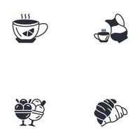 tea coffee shop icons set . tea coffee shop pack symbol vector elements for infographic web