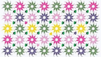 Painted flowers seamless vector background,repeating patterns,repeating patterns floral