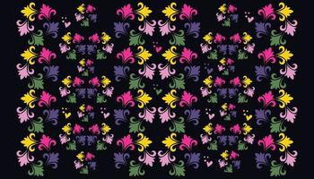 Painted flowers seamless vector background,repeating patterns,repeating patterns floral