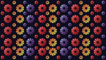 Painted flowers seamless vector background,repeating patterns,repeating patterns floral