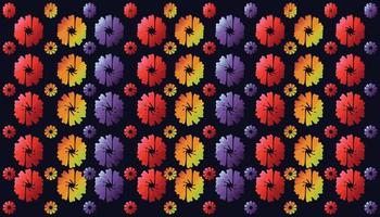 Painted flowers seamless vector background,repeating patterns,repeating patterns floral