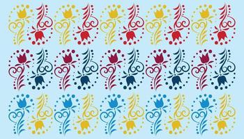 Painted flowers seamless vector background,repeating patterns,repeating patterns floral