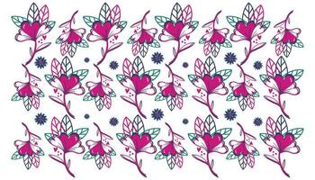 Painted flowers seamless vector background,repeating patterns,repeating patterns floral