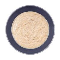 top view of porridge from amaranth grains in bowl photo