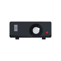 icono del proyector. icono relacionado con la tecnología electrónica. estilo de icono plano. diseño simple editable vector