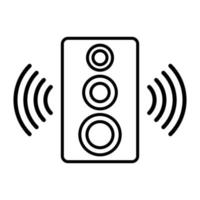 speaker icon vector design template