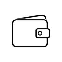 wallet icon vector design template