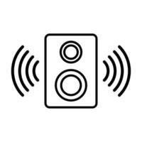 speaker icon vector design template