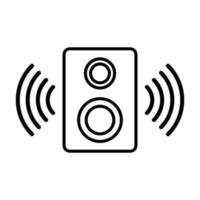 speaker icon vector design template