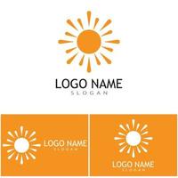 Sun Vector illustration Icon Logo Template design