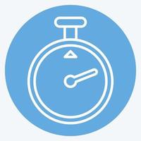 Icon Timer. related to Laundry symbol. blue eyes style. simple design editable. simple illustration, good for prints vector