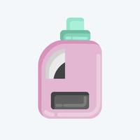 icono de producto limpio. relacionado con el símbolo de lavandería. estilo plano diseño simple editable. ilustración simple, buena para impresiones vector