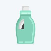 Icon Cleaning Product. related to Laundry symbol. flat style. simple design editable. simple illustration, good for prints vector