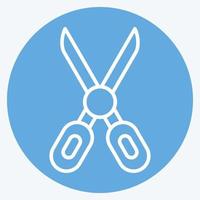 Icon Clothes Repair. related to Laundry symbol. blue eyes style. simple design editable. simple illustration, good for prints vector