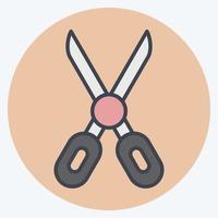 Icon Clothes Repair. related to Laundry symbol. color mate style. simple design editable. simple illustration, good for prints vector