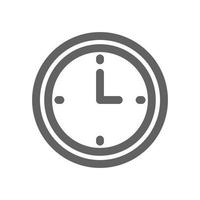 Clock icon time sign. minimal line icons, perfect for web design or business applications. Simple vector illustration.