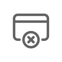 atm is broken icon. Perfect for web design or payment applications. Simple vector illustration.