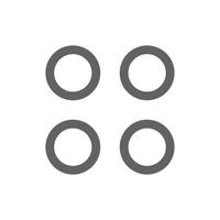 Menu icon. Perfect for web design or user interface applications. vector sign and symbol