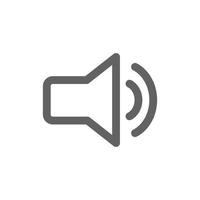 Speaker volume icon. Perfect for web design or user interface applications. vector sign and symbol