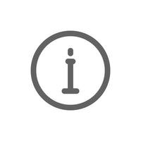 Information Center icon. Perfect for web design or user interface applications. vector sign and symbol