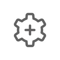 new settings icon. Perfect for web design or user interface applications. vector sign and symbol