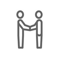 entrepreneur cooperation icon. Perfect for web design or business applications. Simple vector illustration.