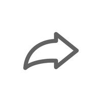 share icon. Perfect for web design or user interface applications. Simple vector illustration.