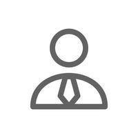 user profile icon. Perfect for web design or user interface applications. Simple vector illustration.