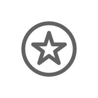 star message icon. Perfect for web design or user interface applications. Simple vector illustration.