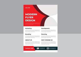 Corporate Business Flyer Template. Business abstract vector template. Digital Marketing Agency Flyer. cover modern layout, annual report, poster, flyer in A4 with colourful design.