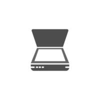 Scanner icon design illustration vector