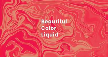 hermoso fondo de pantalla de color líquido rosa con movimiento de cambio abstracto suave video