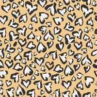 Abstract seamless vector pattern of love hearts. Design for use background Textile all over fabric print wrapping paper and others.